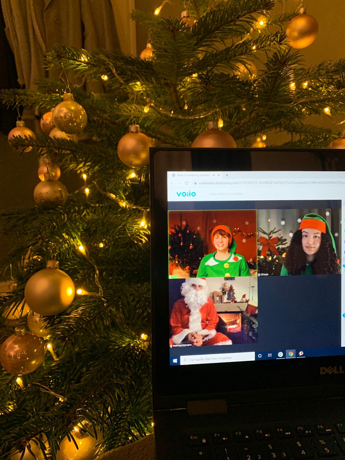 900 Teilnehmer freuen sich über die unternehmensübergreifende digitale Weihnachtsfeier 